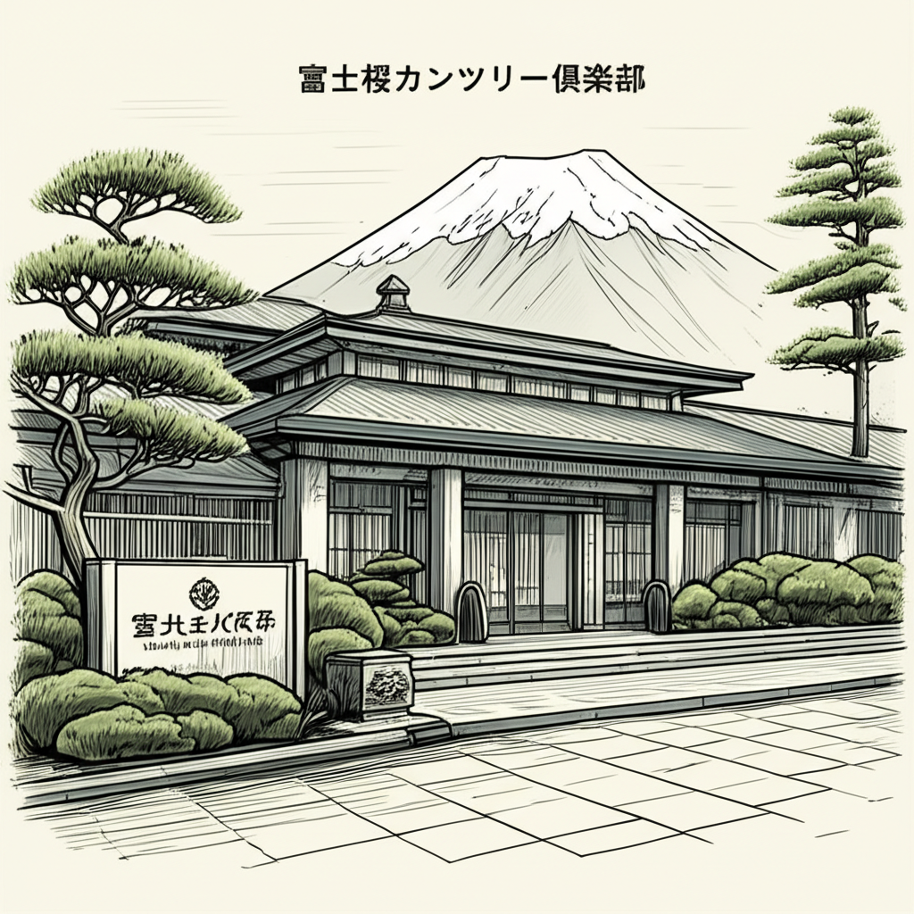 富士樱乡村俱乐部：富士山脚下的高尔夫天堂
